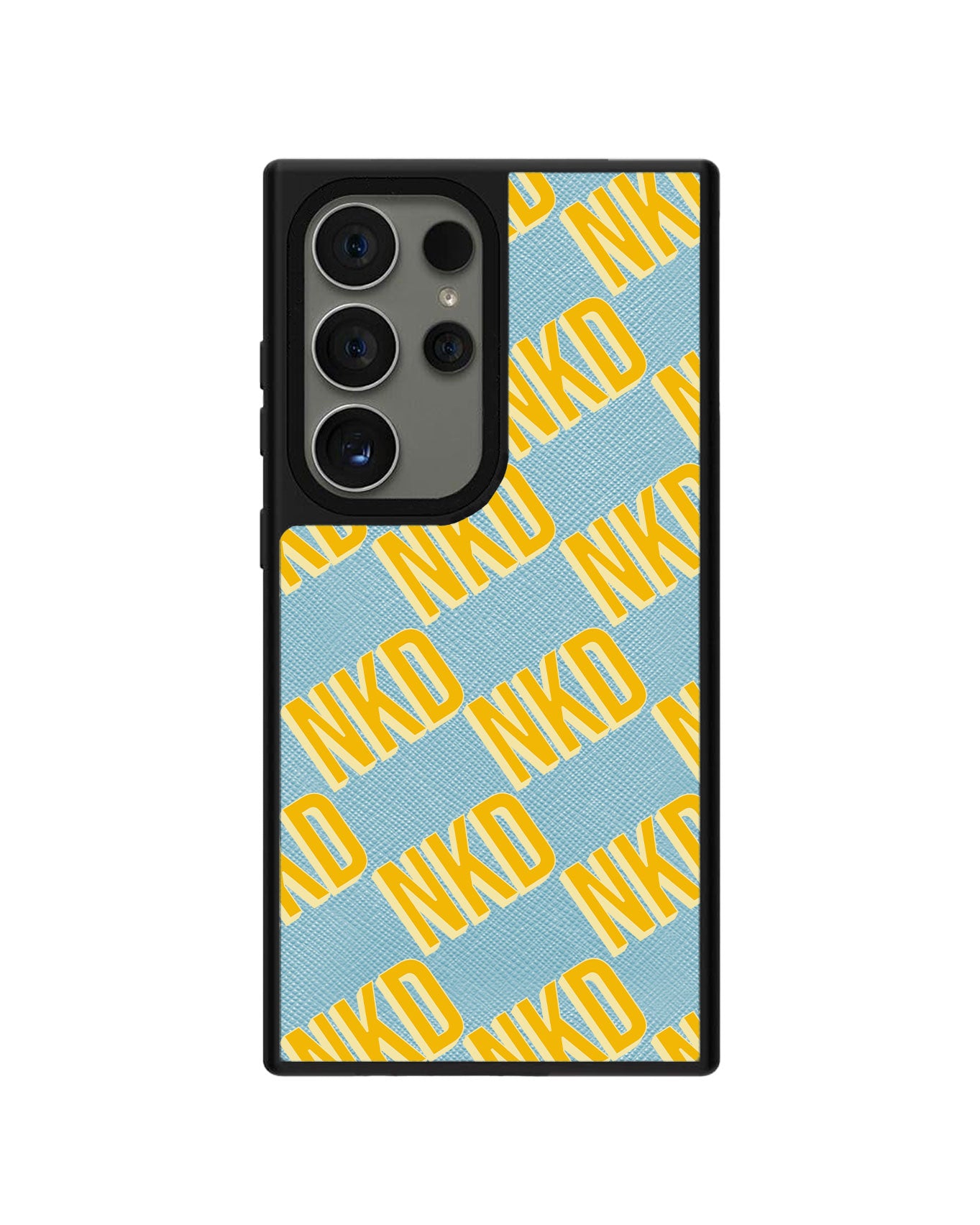 Android Leather Grip - CUSTOM MONOGRAM 3.0 Diagonal Initial 1.0