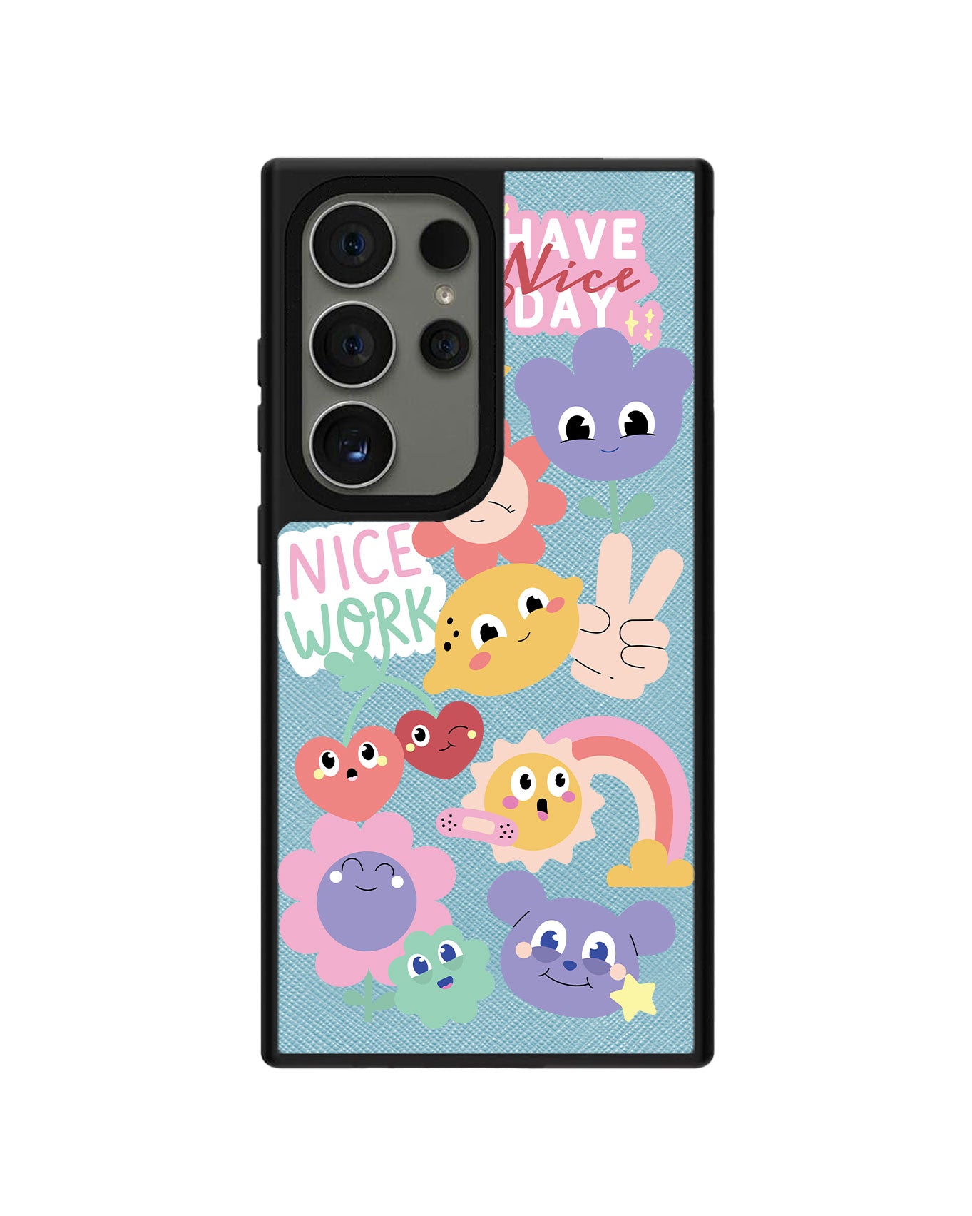 Android Leather Grip - Garden Party