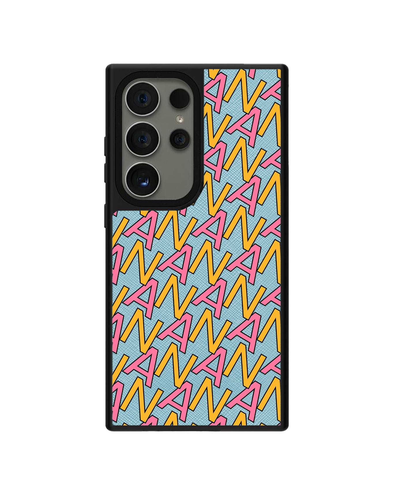 Android Leather Grip - CUSTOM MONOGRAM 3.0 Initial 3.0