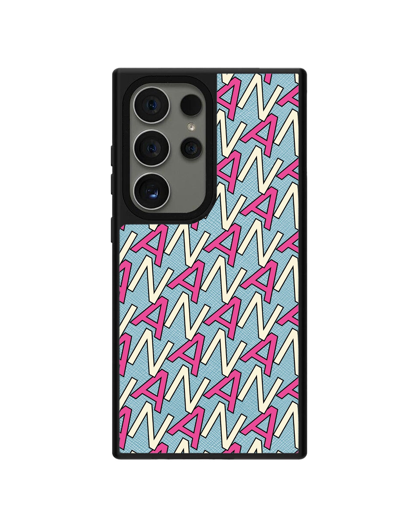 Android Leather Grip - CUSTOM MONOGRAM 3.0 Initial 6.0