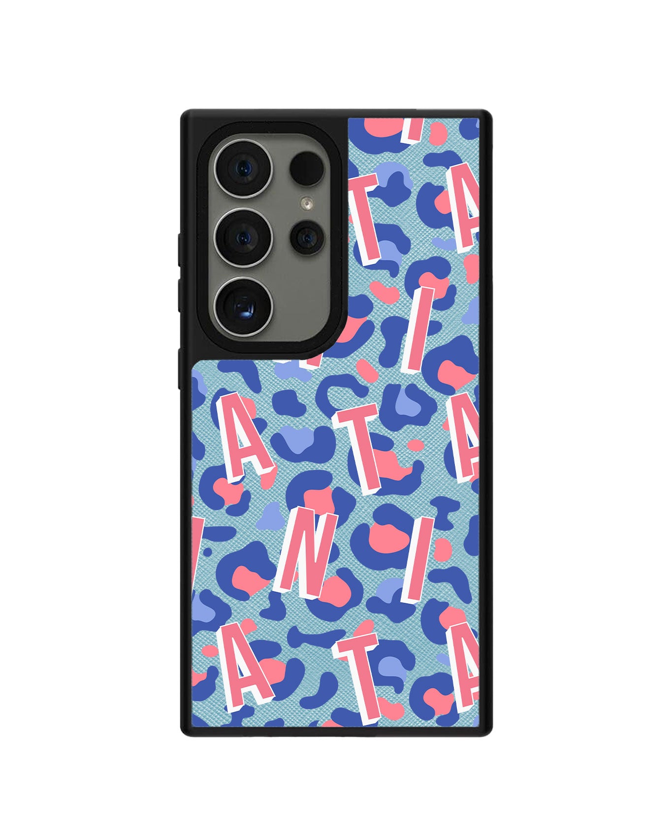 Android Leather Grip - CUSTOM MONOGRAM 3.0 Leopard 1.0