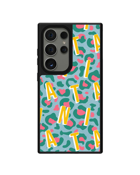 Android Leather Grip - CUSTOM MONOGRAM 3.0 Leopard 4.0