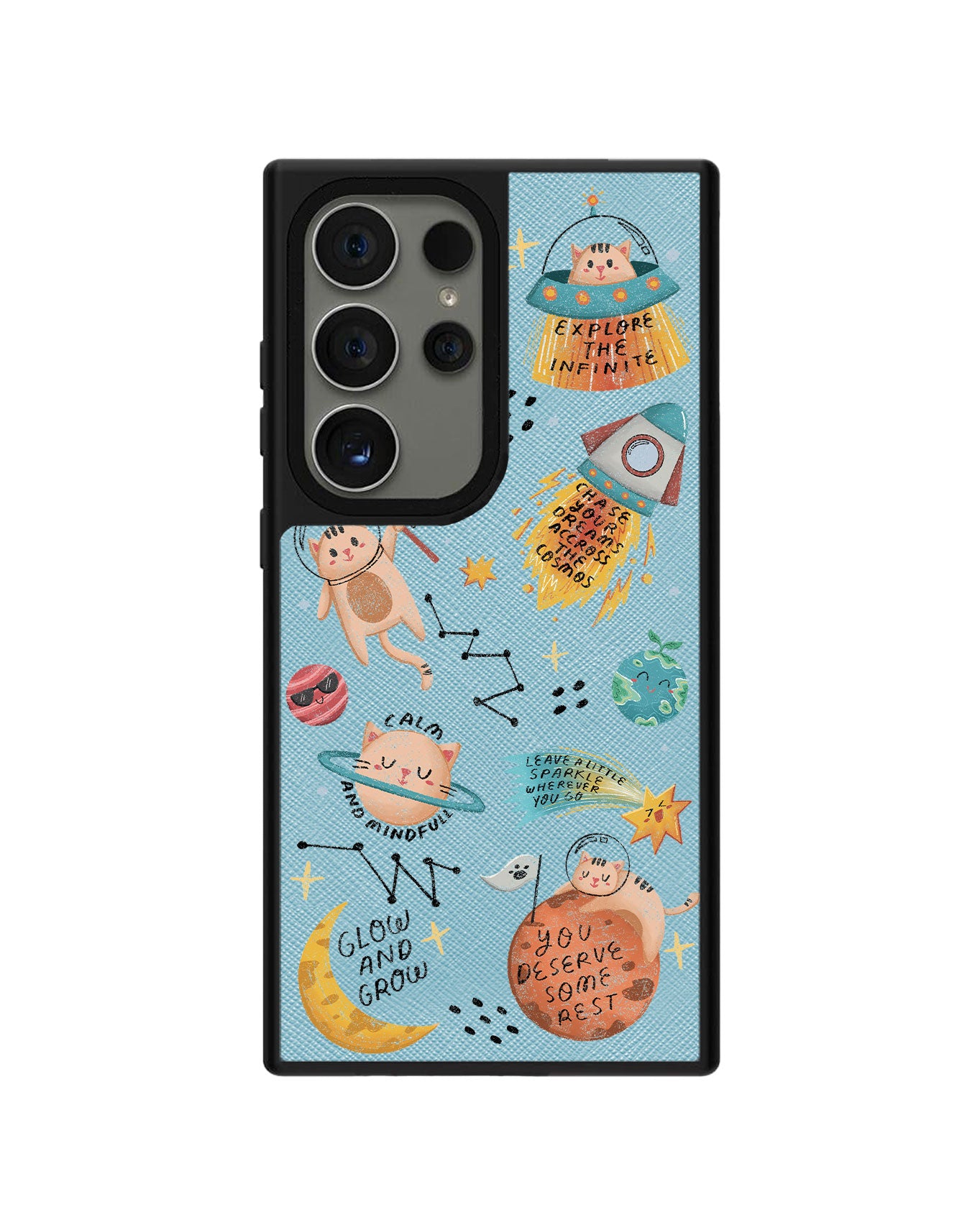 Android Leather Grip - Spaceship
