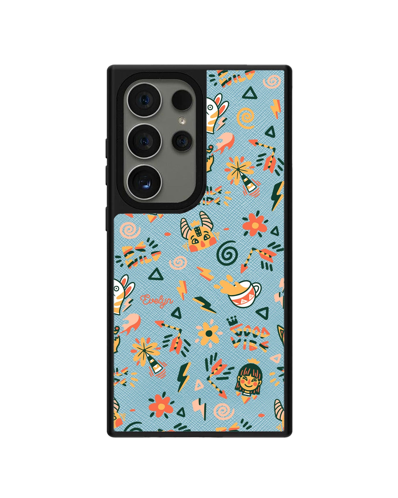 Android Leather Grip - Wild & Free