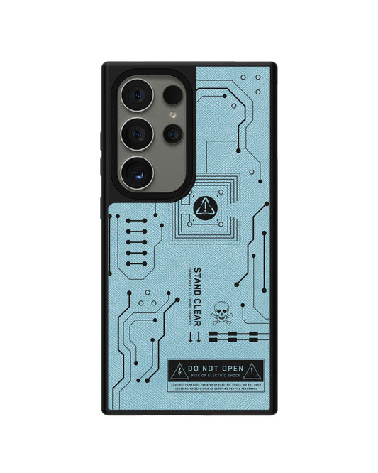 Android Leather Grip - Circuit Black