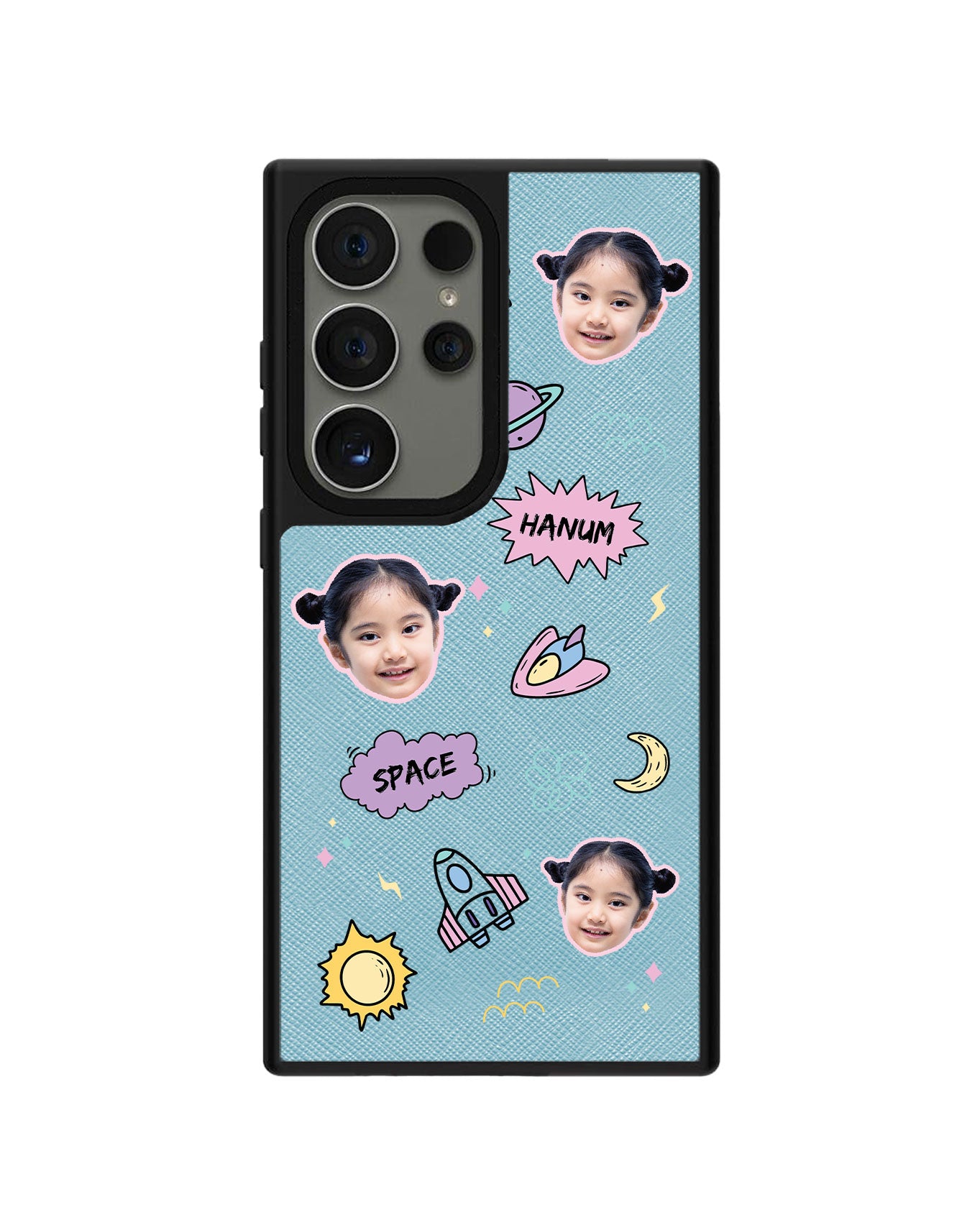 Android Leather Grip - Face Grid Space