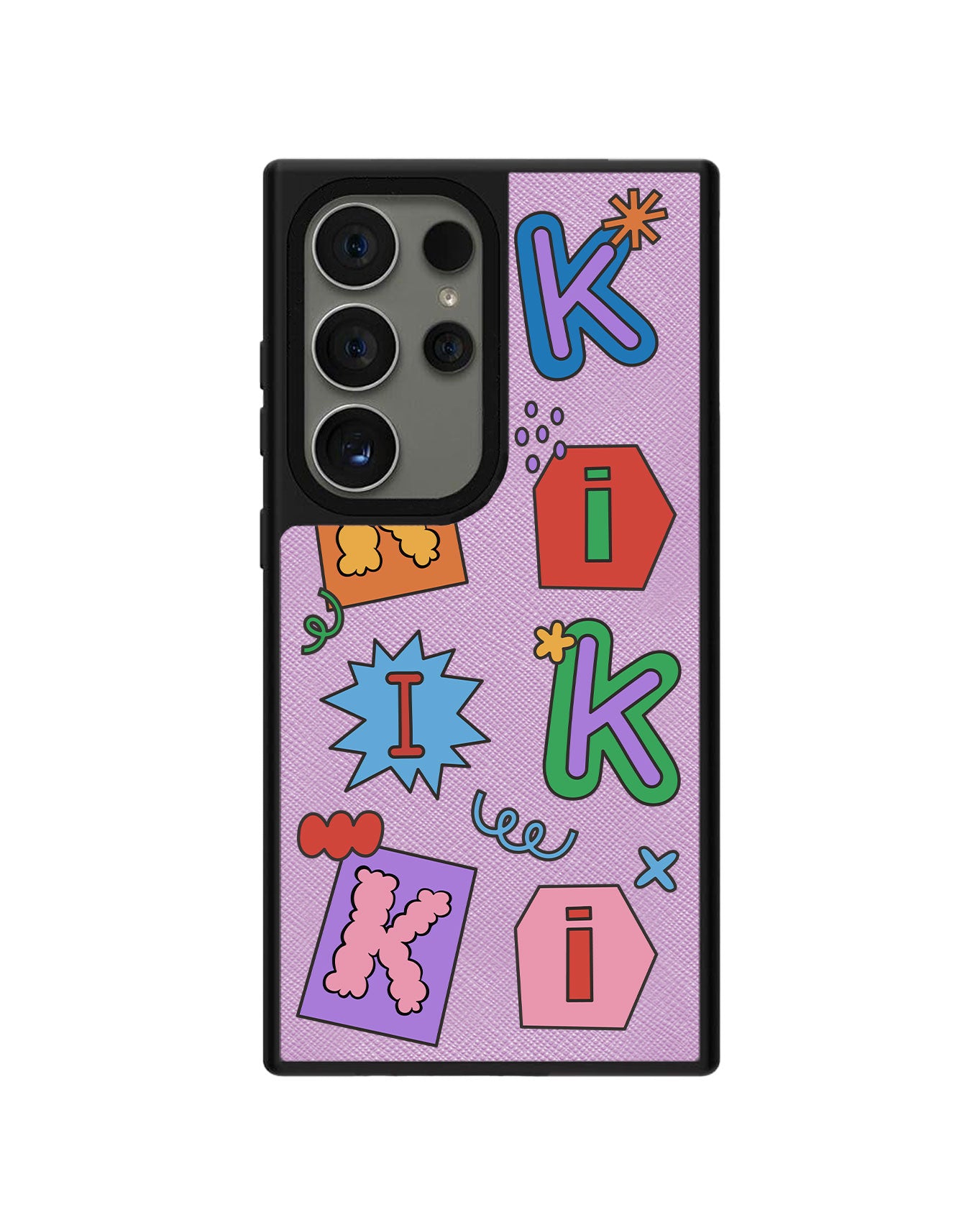 Android Leather Grip - CUSTOM MONOGRAM 3.0 Adorable