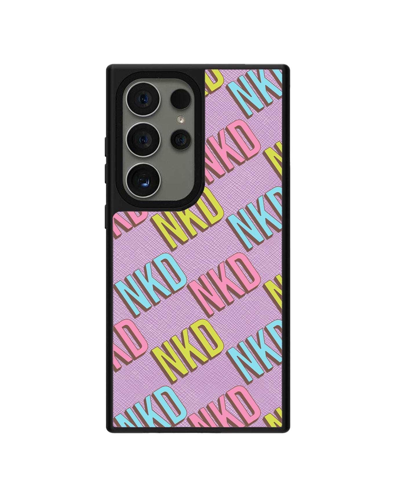 Android Leather Grip - CUSTOM MONOGRAM 3.0 Diagonal Initial 3.0