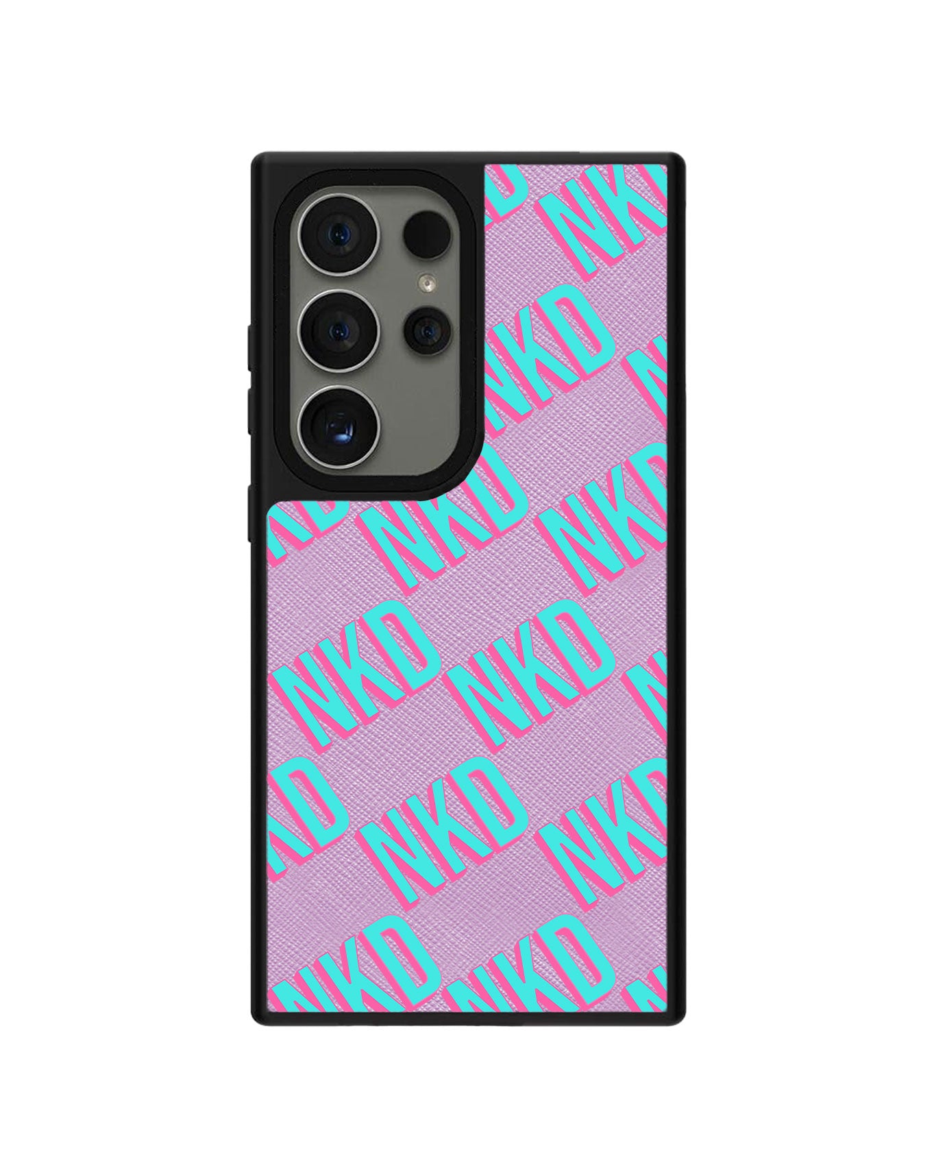 Android Leather Grip - CUSTOM MONOGRAM 3.0 Diagonal Initial 4.0