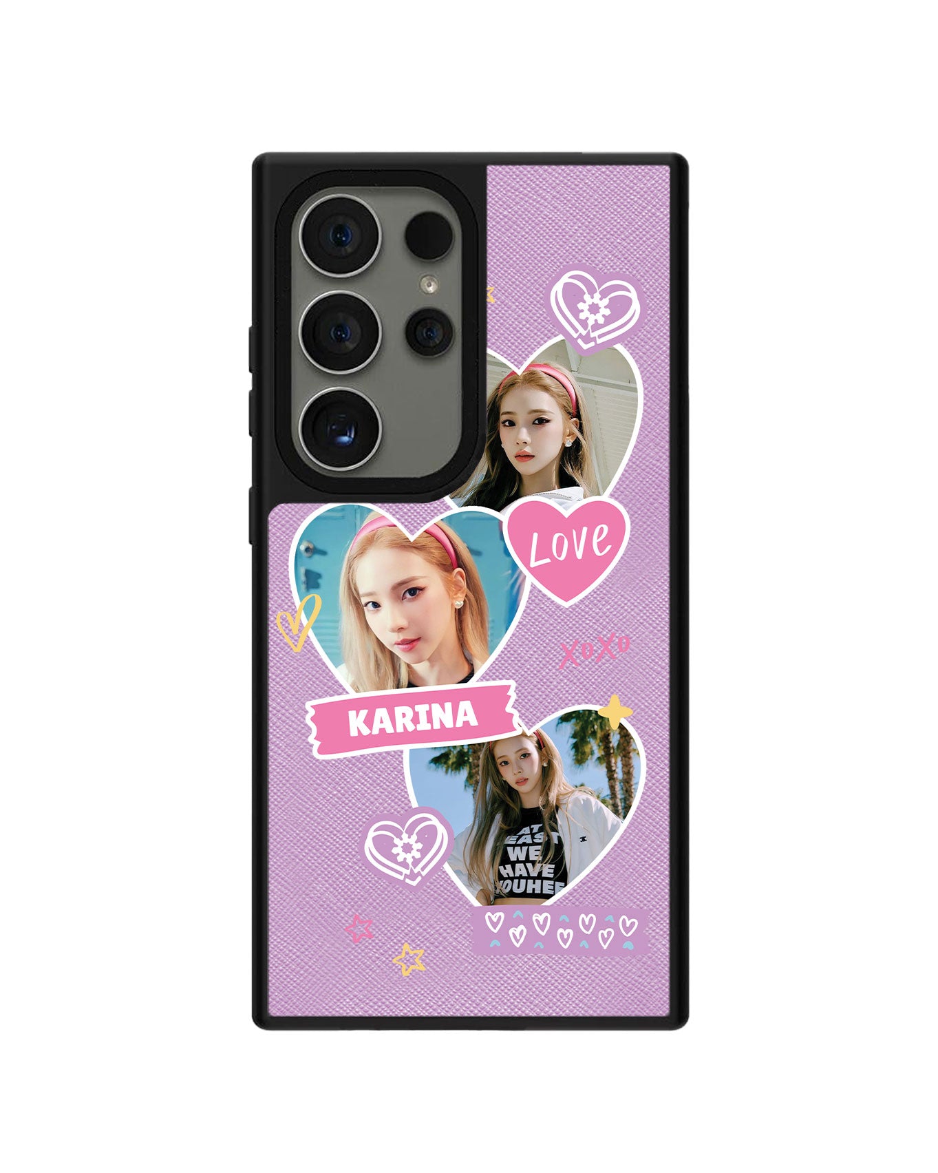 Android Leather Grip - Face Grid Love