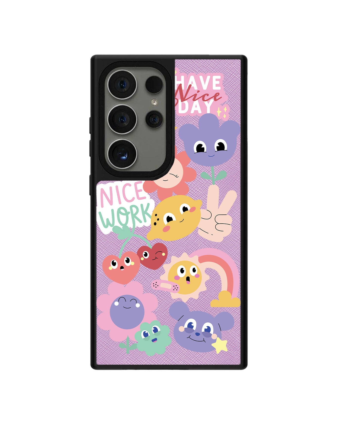 Android Leather Grip - Garden Party