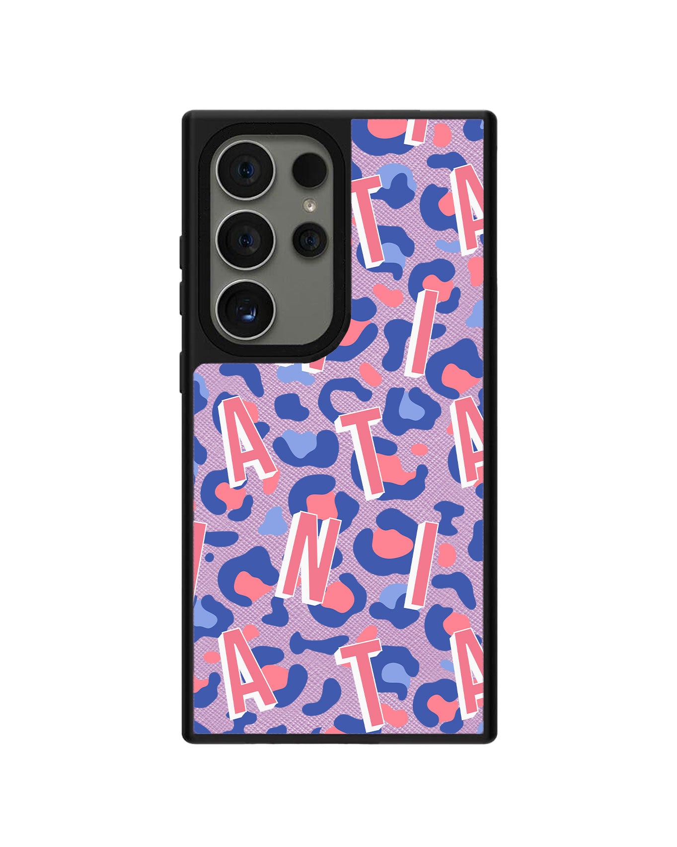 Android Leather Grip - CUSTOM MONOGRAM 3.0 Leopard 1.0