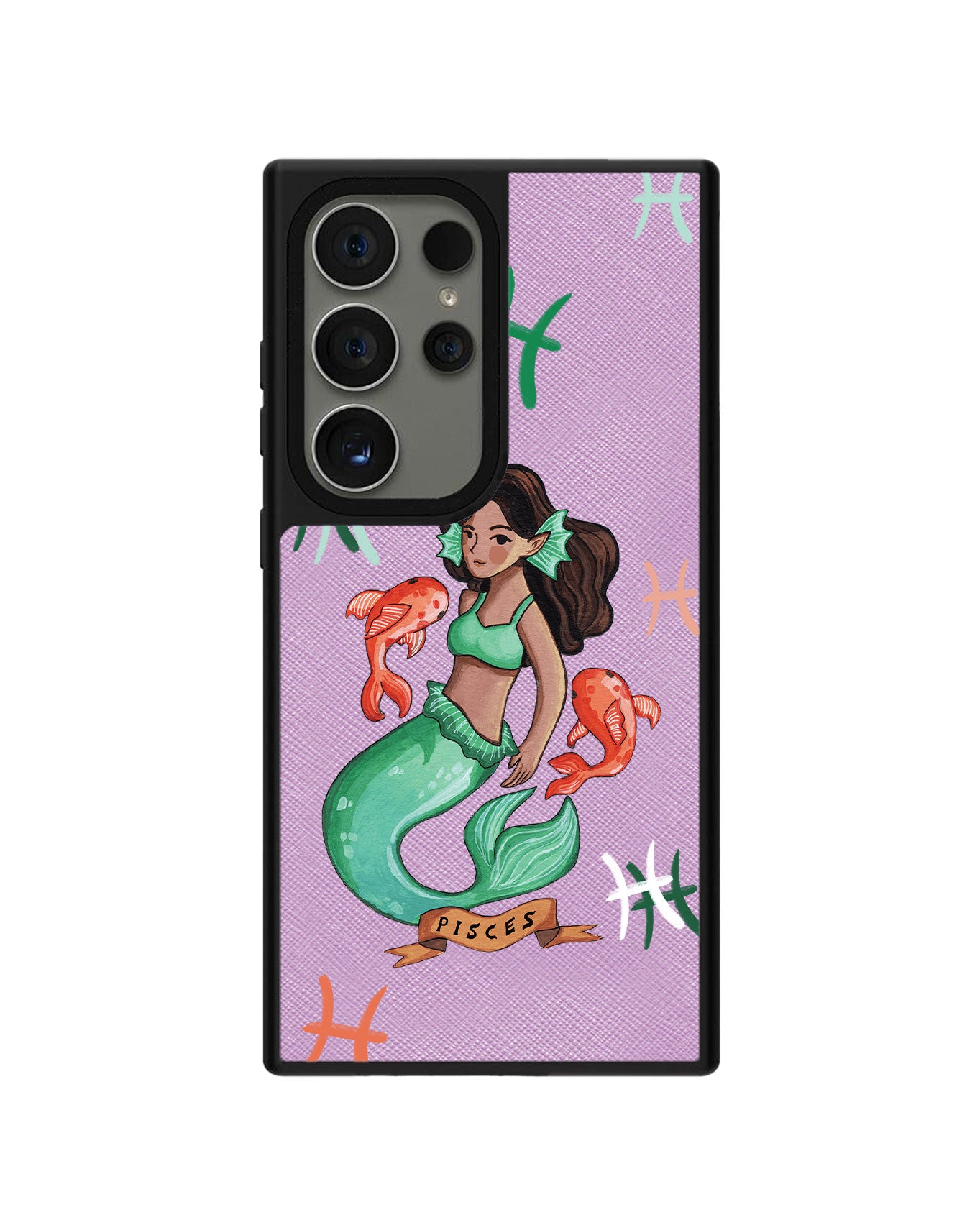Android Leather Grip - Pisces