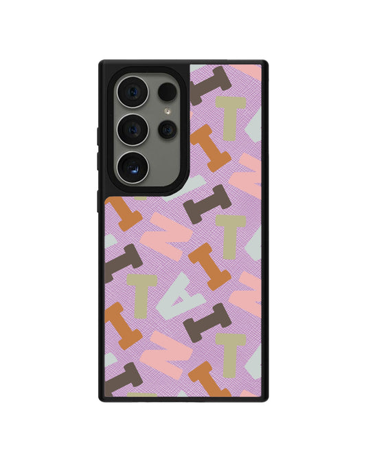 Android Leather Grip - CUSTOM MONOGRAM 3.0 Scattered 4.0