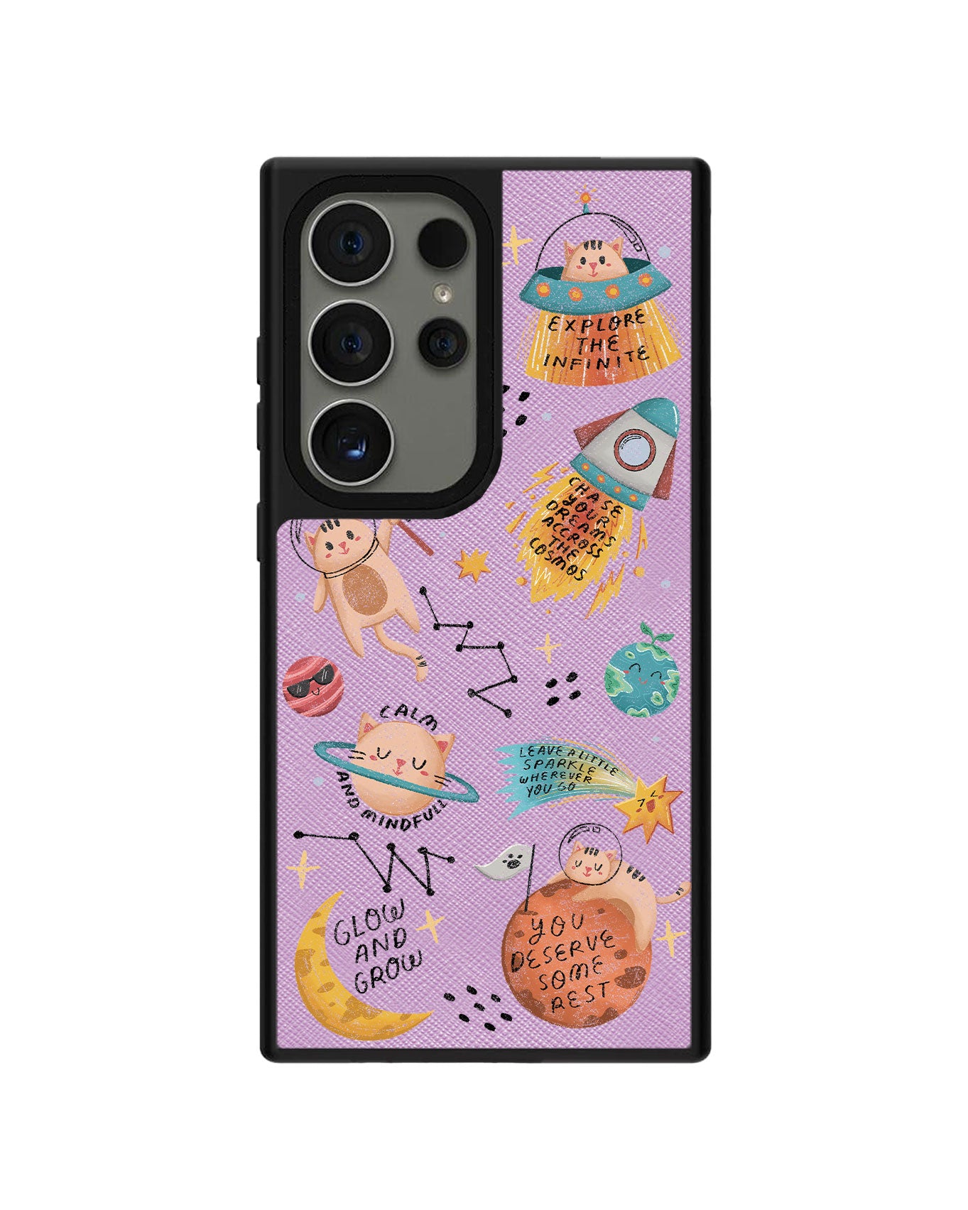 Android Leather Grip - Spaceship