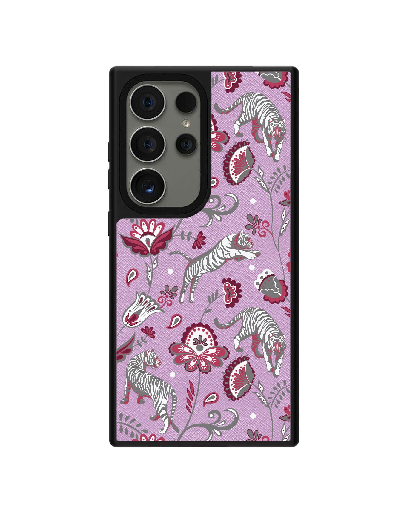 Android Leather Grip - Tiger & Floral 6.0