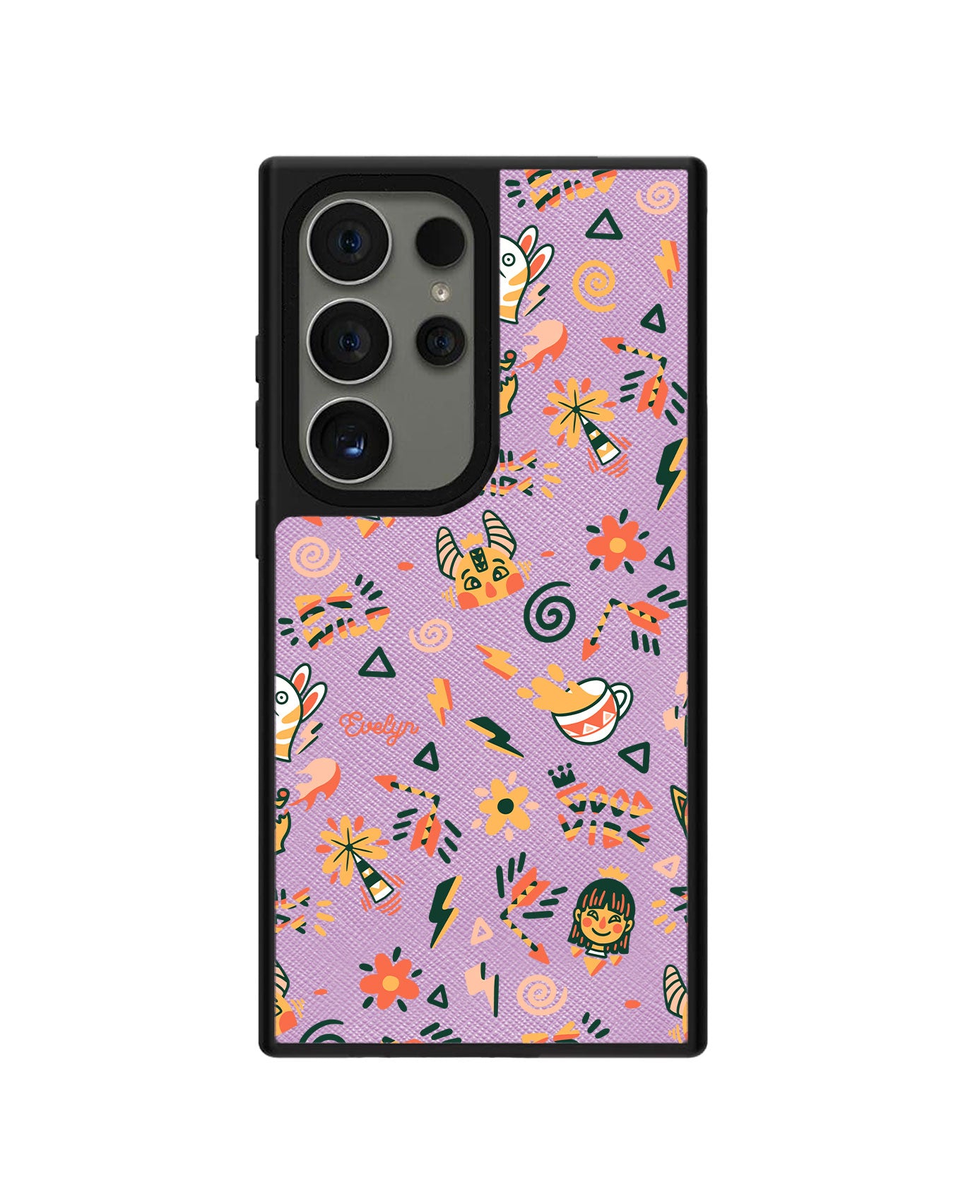 Android Leather Grip - Wild & Free