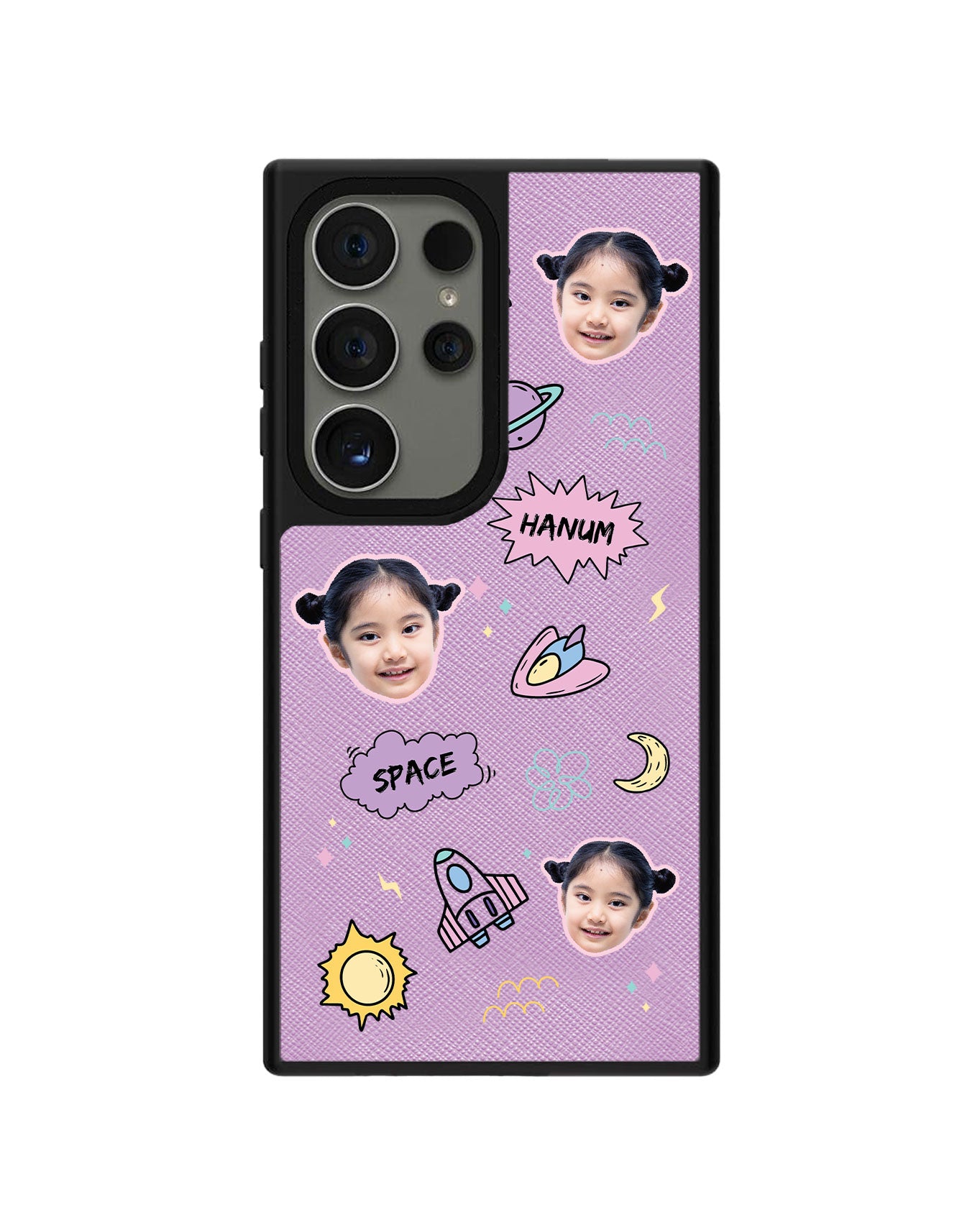 Android Leather Grip - Face Grid Space