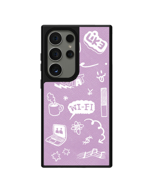 Android Leather Grip - Social White