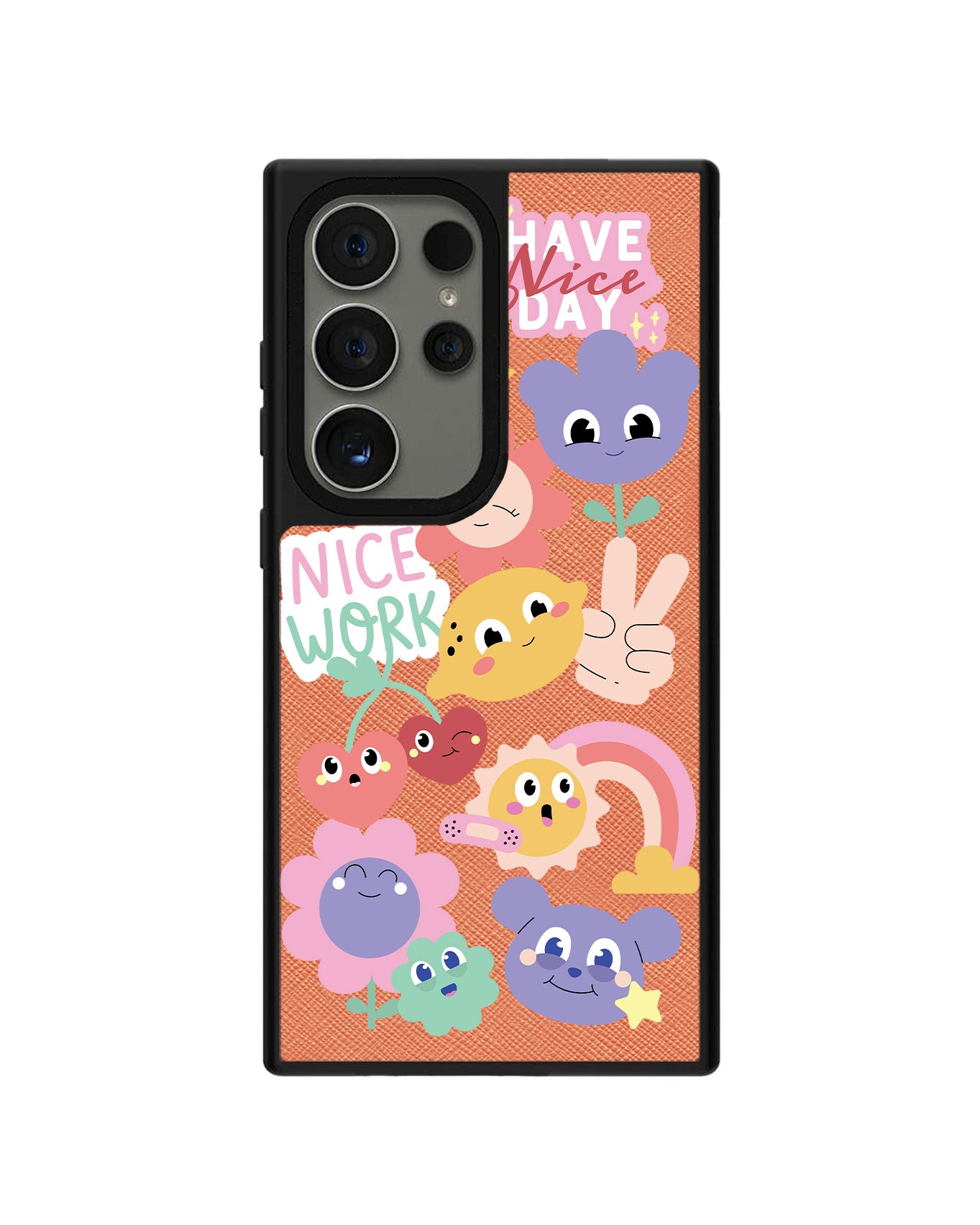 Android Leather Grip - Garden Party