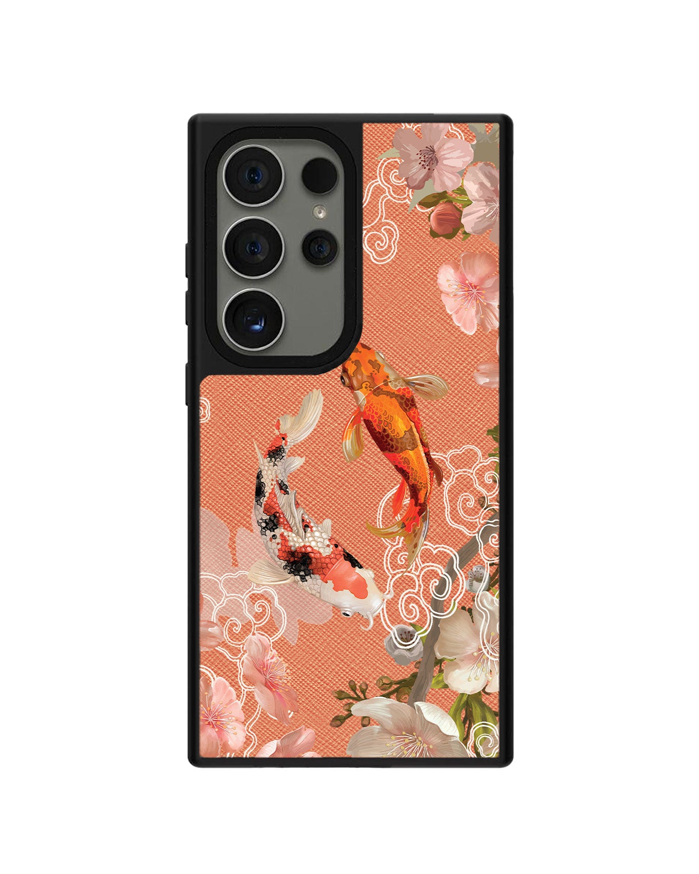 Android Leather Grip - Oil Painting Koi