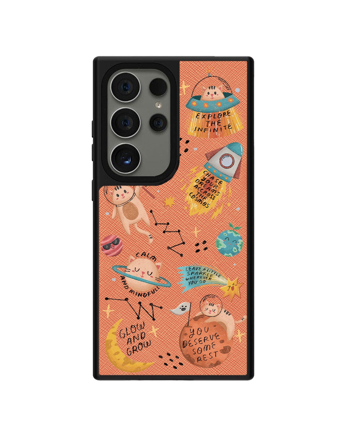 Android Leather Grip - Spaceship
