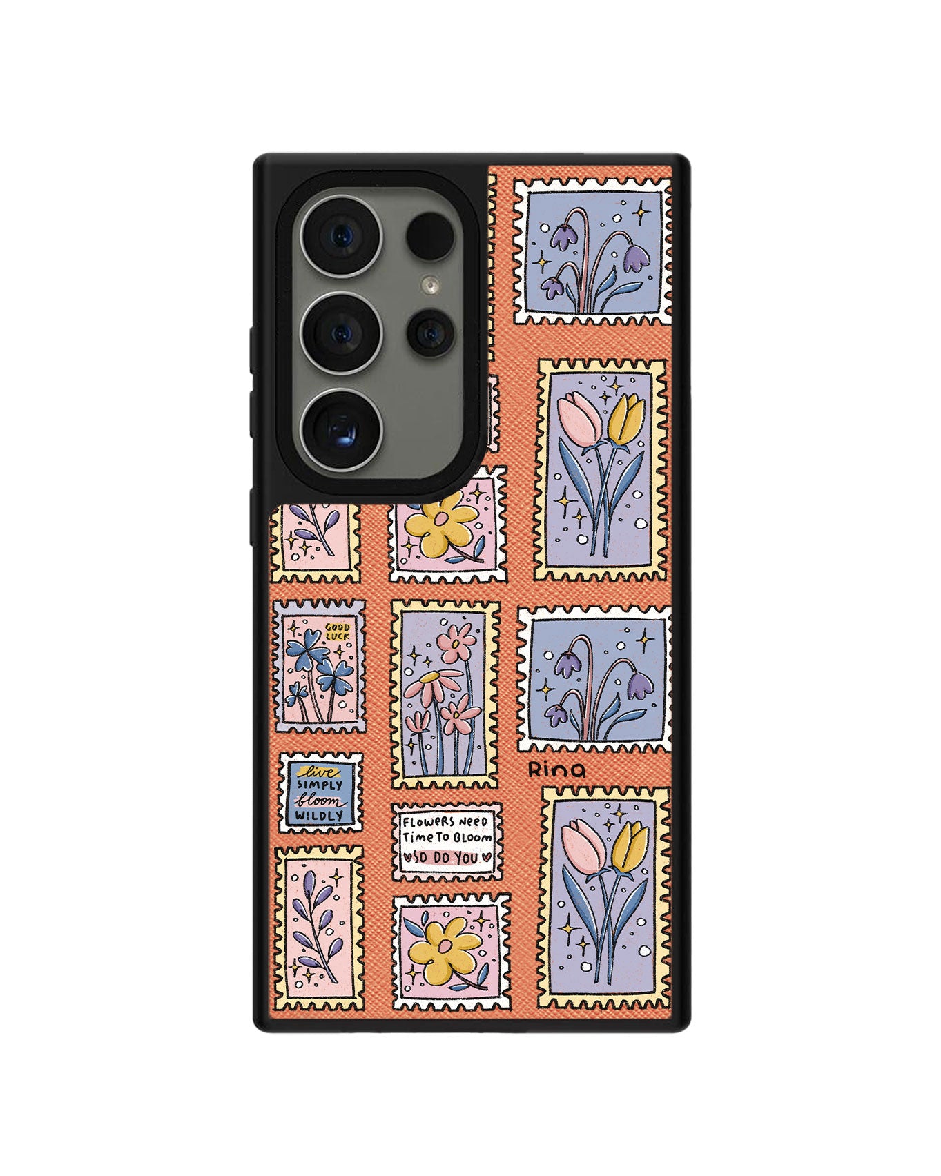 Android Leather Grip - Time to Bloom