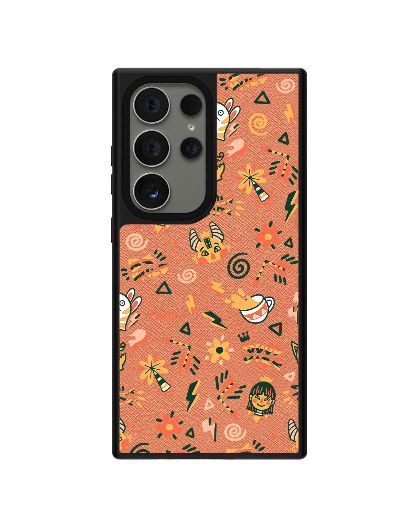 Android Leather Grip - Wild & Free