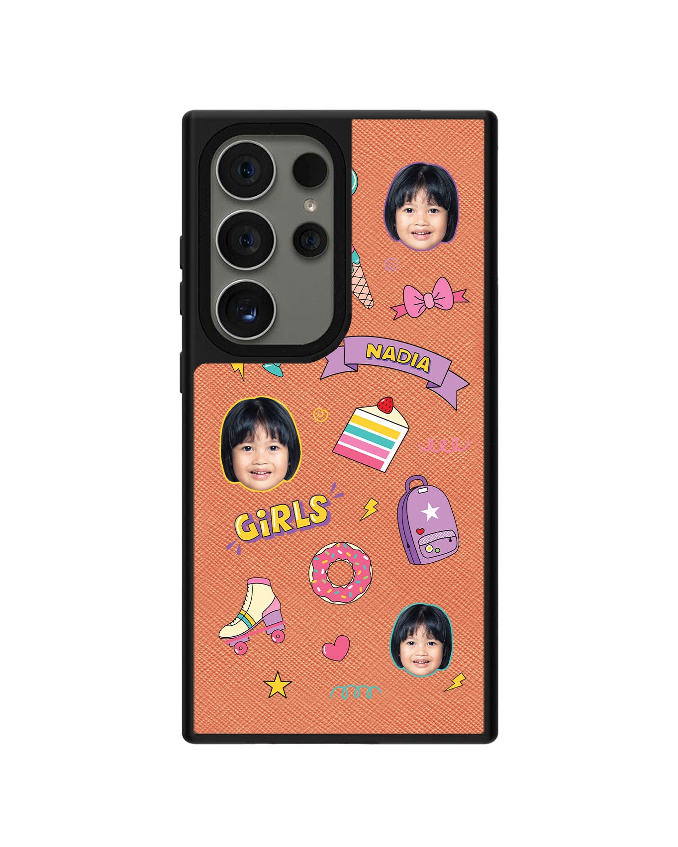Android Leather Grip - Face Grid Comic