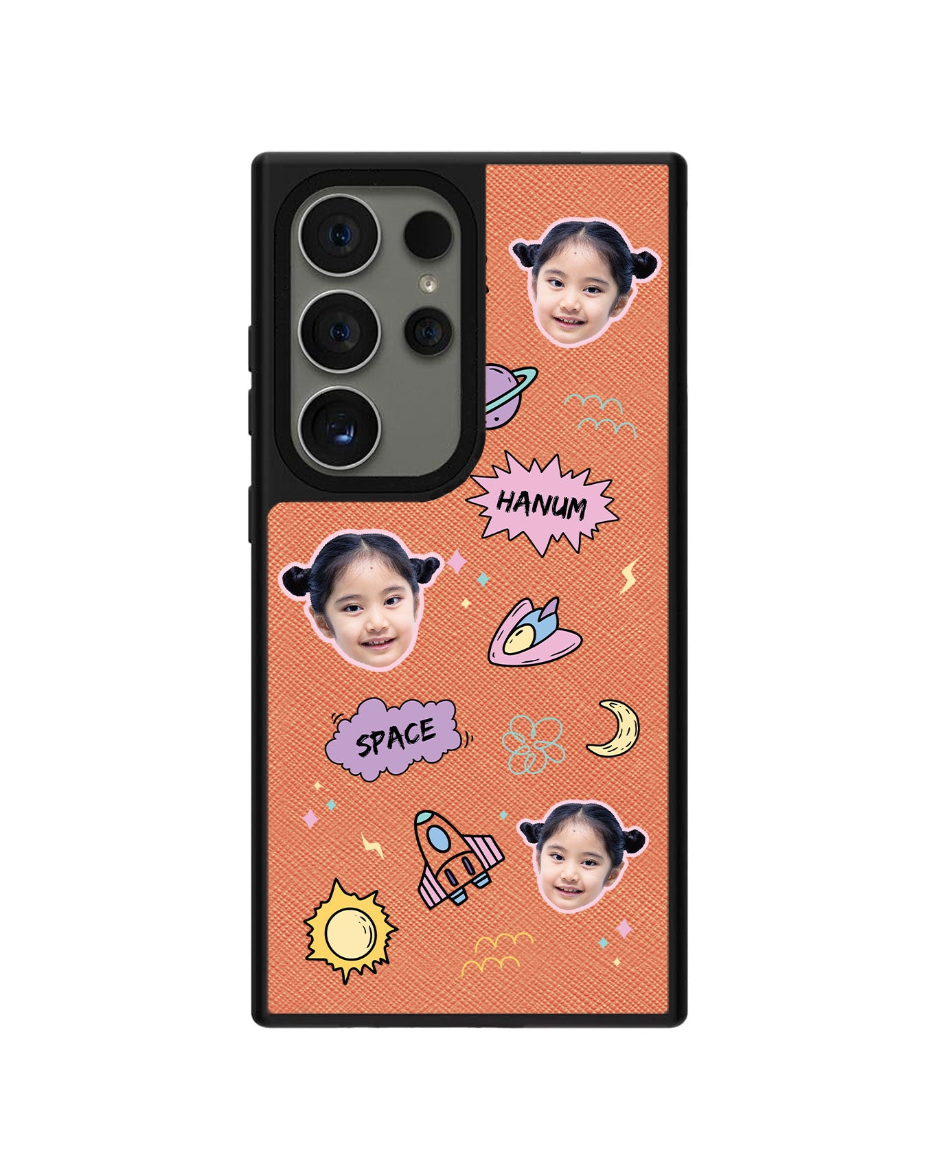 Android Leather Grip - Face Grid Space