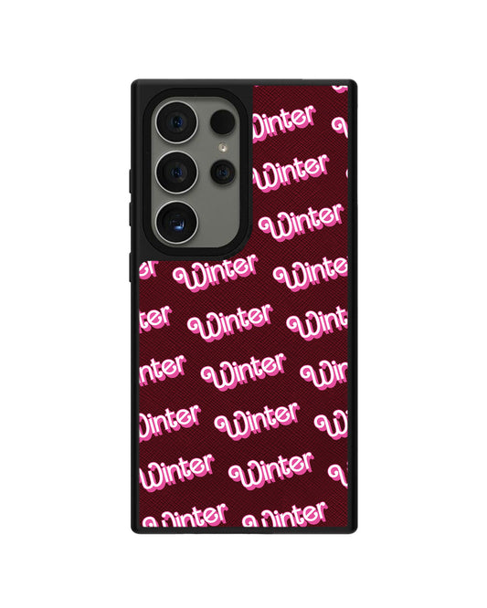 Android Leather Grip - Barbie Monogram