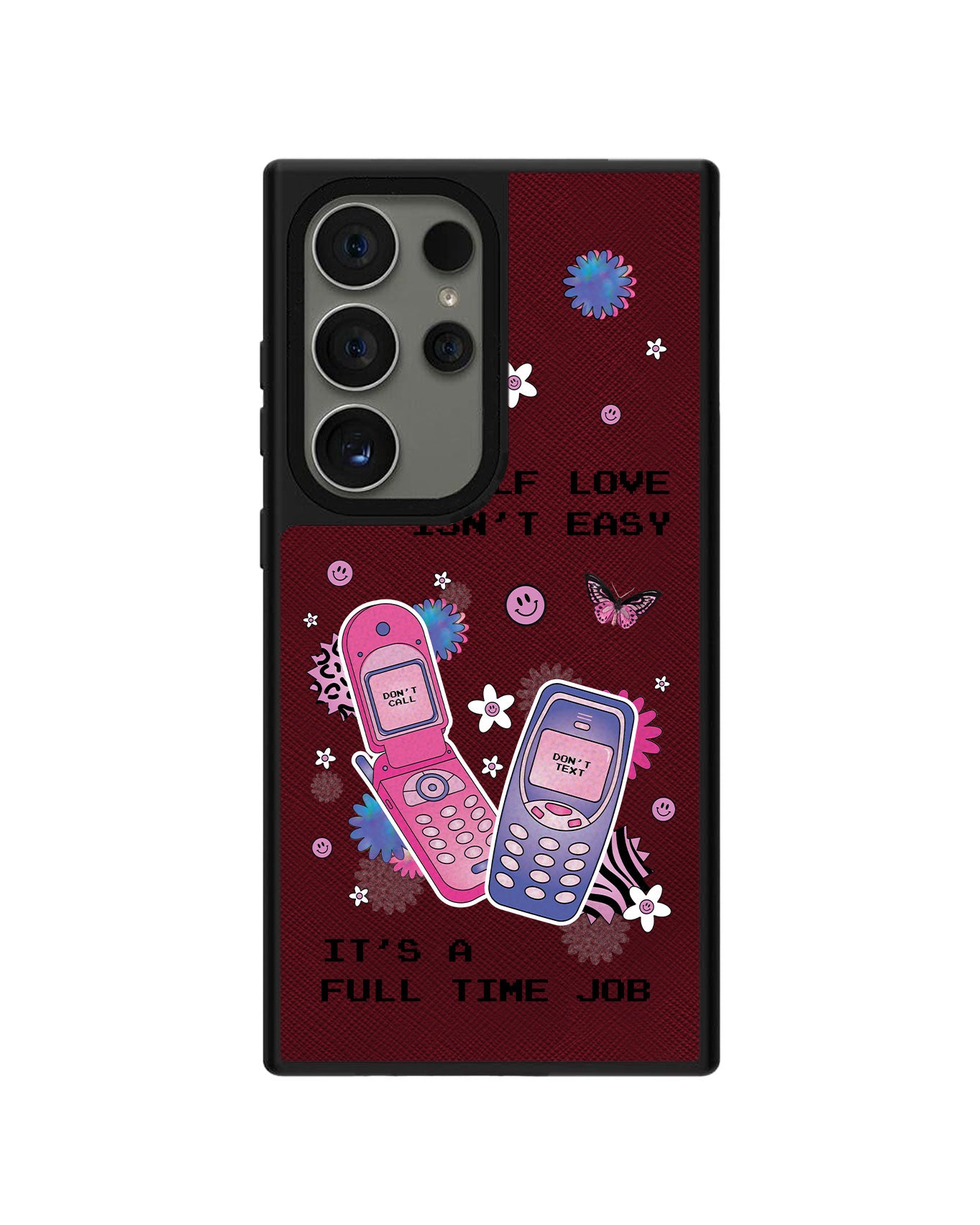 Android Leather Grip - Busy Love Myself