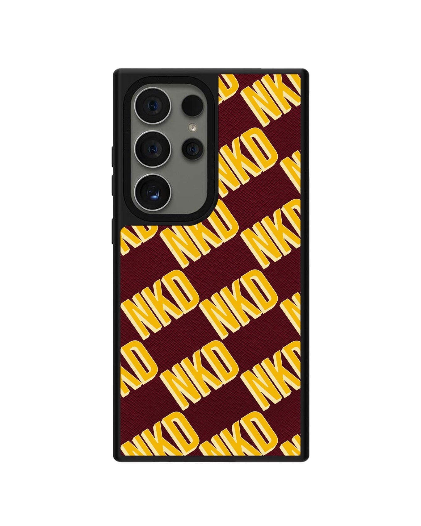 Android Leather Grip - CUSTOM MONOGRAM 3.0 Diagonal Initial 1.0