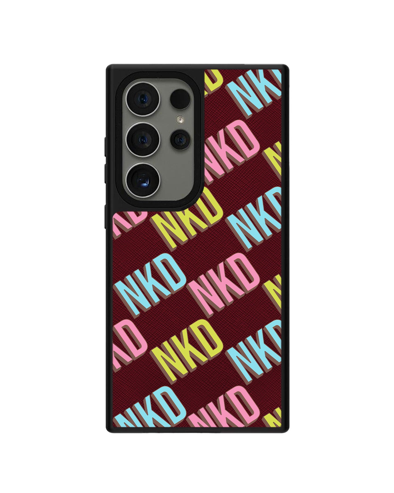 Android Leather Grip - CUSTOM MONOGRAM 3.0 Diagonal Initial 3.0