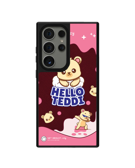 Android Leather Grip - Hello Teddy 2.0
