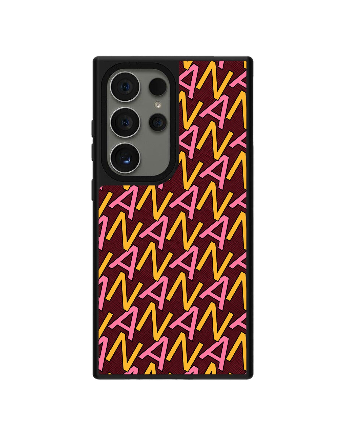 Android Leather Grip - CUSTOM MONOGRAM 3.0 Initial 3.0