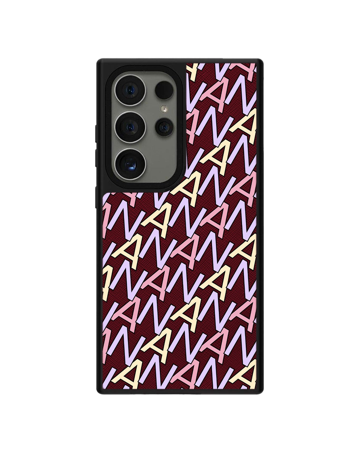 Android Leather Grip - CUSTOM MONOGRAM 3.0 Initial 5.0