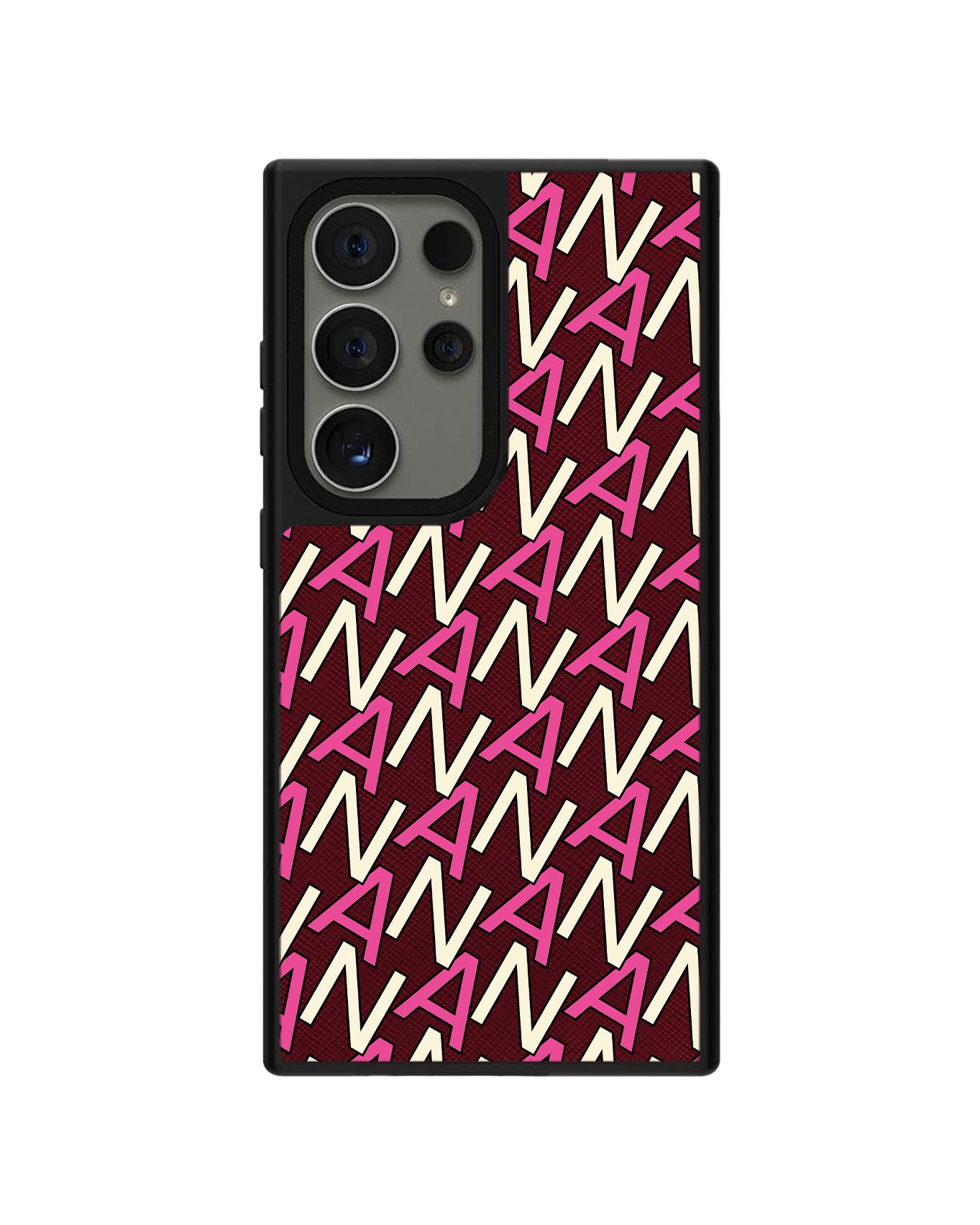 Android Leather Grip - CUSTOM MONOGRAM 3.0 Initial 6.0