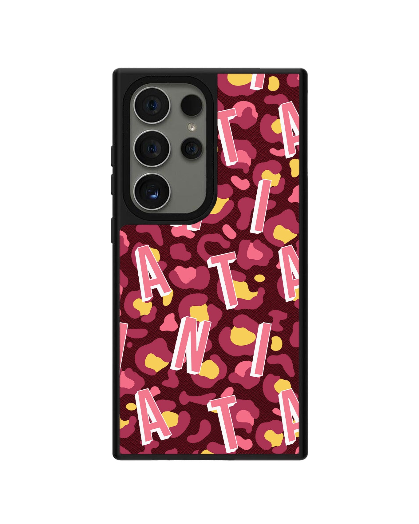 Android Leather Grip - CUSTOM MONOGRAM 3.0 Leopard 3.0
