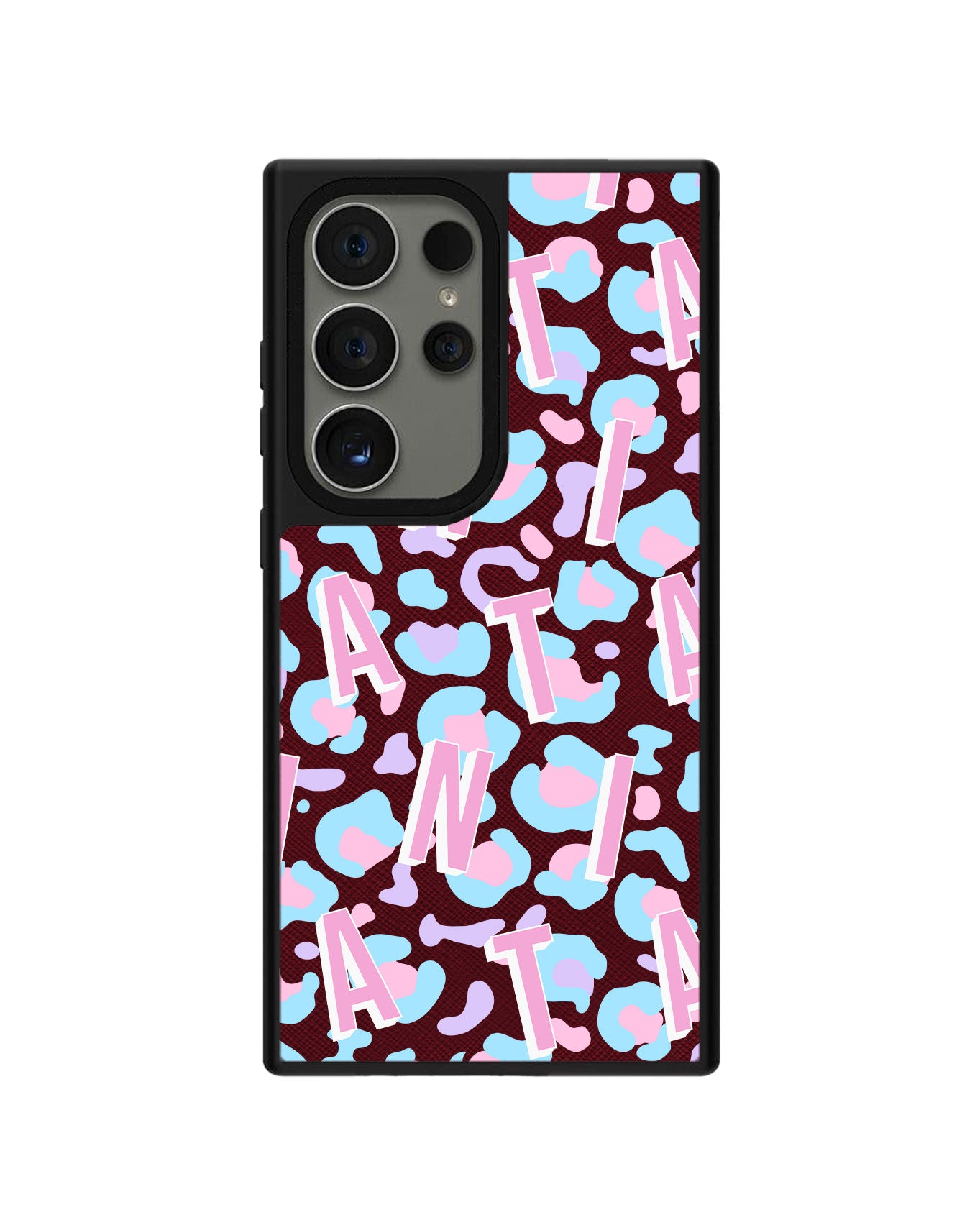Android Leather Grip - CUSTOM MONOGRAM 3.0 Leopard 6.0