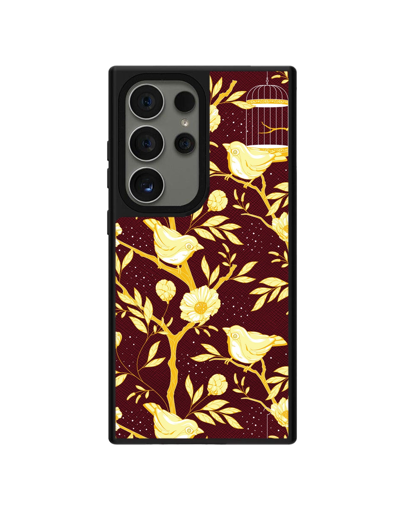 Android Leather Grip - Lovebird Monochrome 2.0