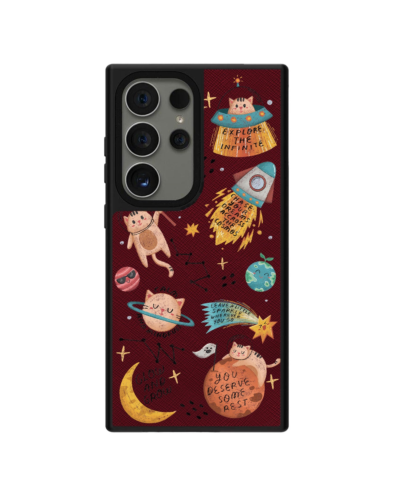 Android Leather Grip - Spaceship