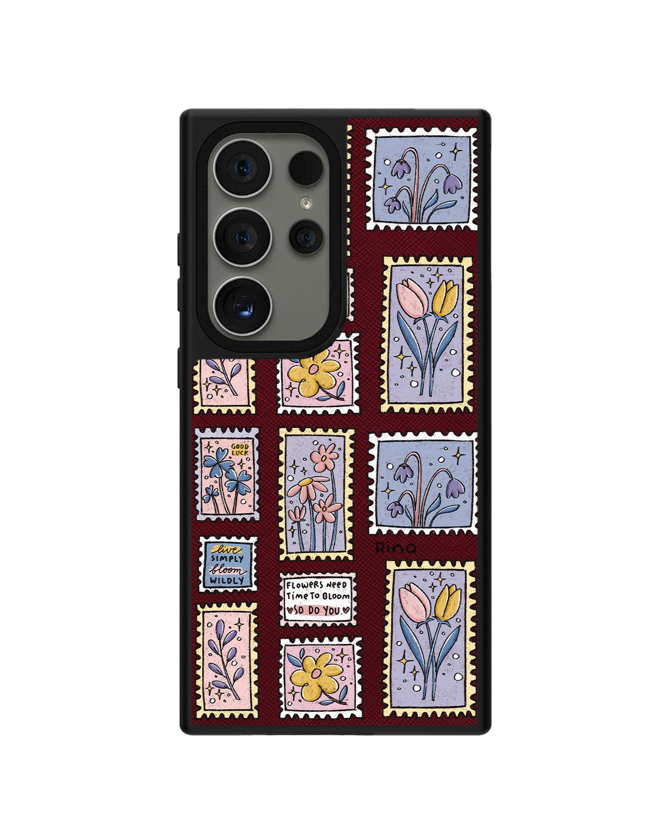Android Leather Grip - Time to Bloom