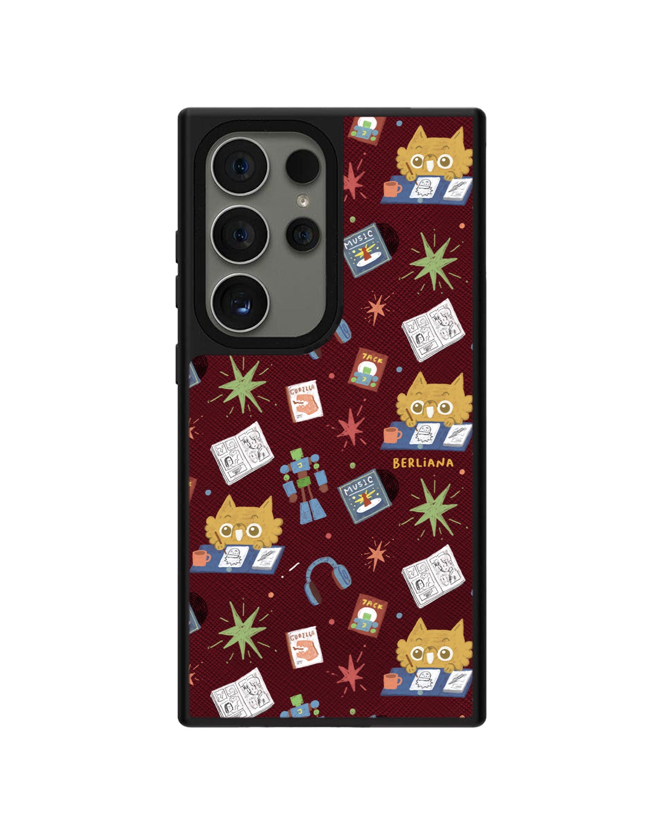 Android Leather Grip - Too Much Hobbies