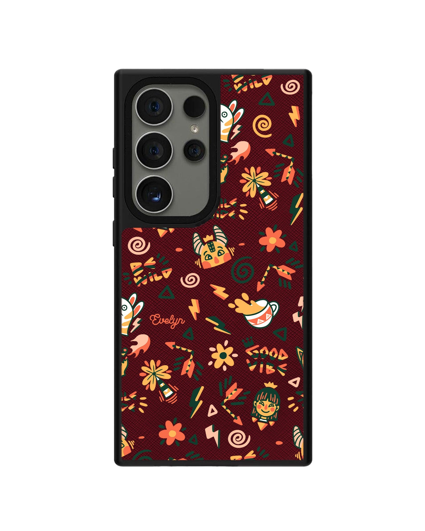 Android Leather Grip - Wild & Free