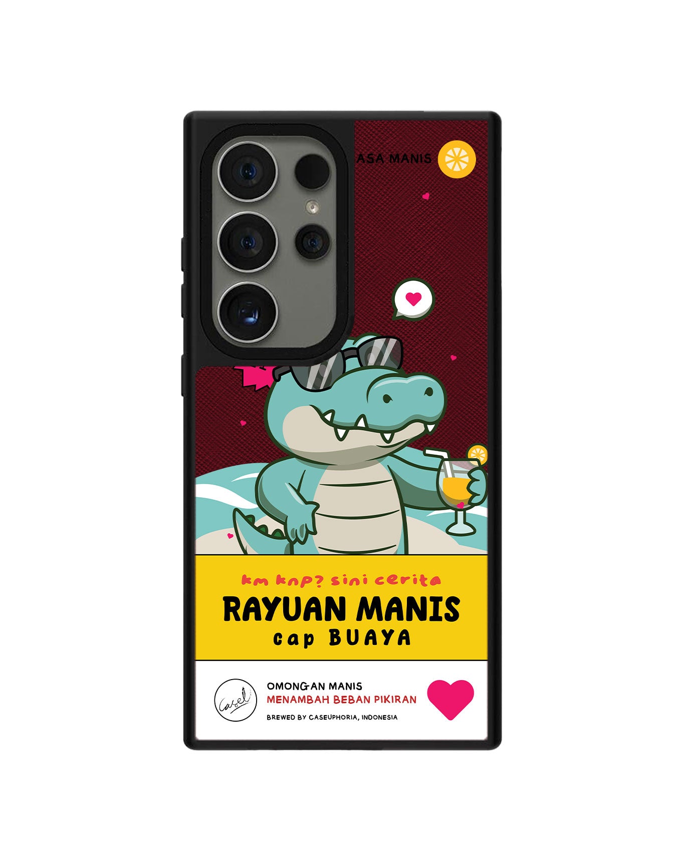 Android Leather Grip - Cap Buaya