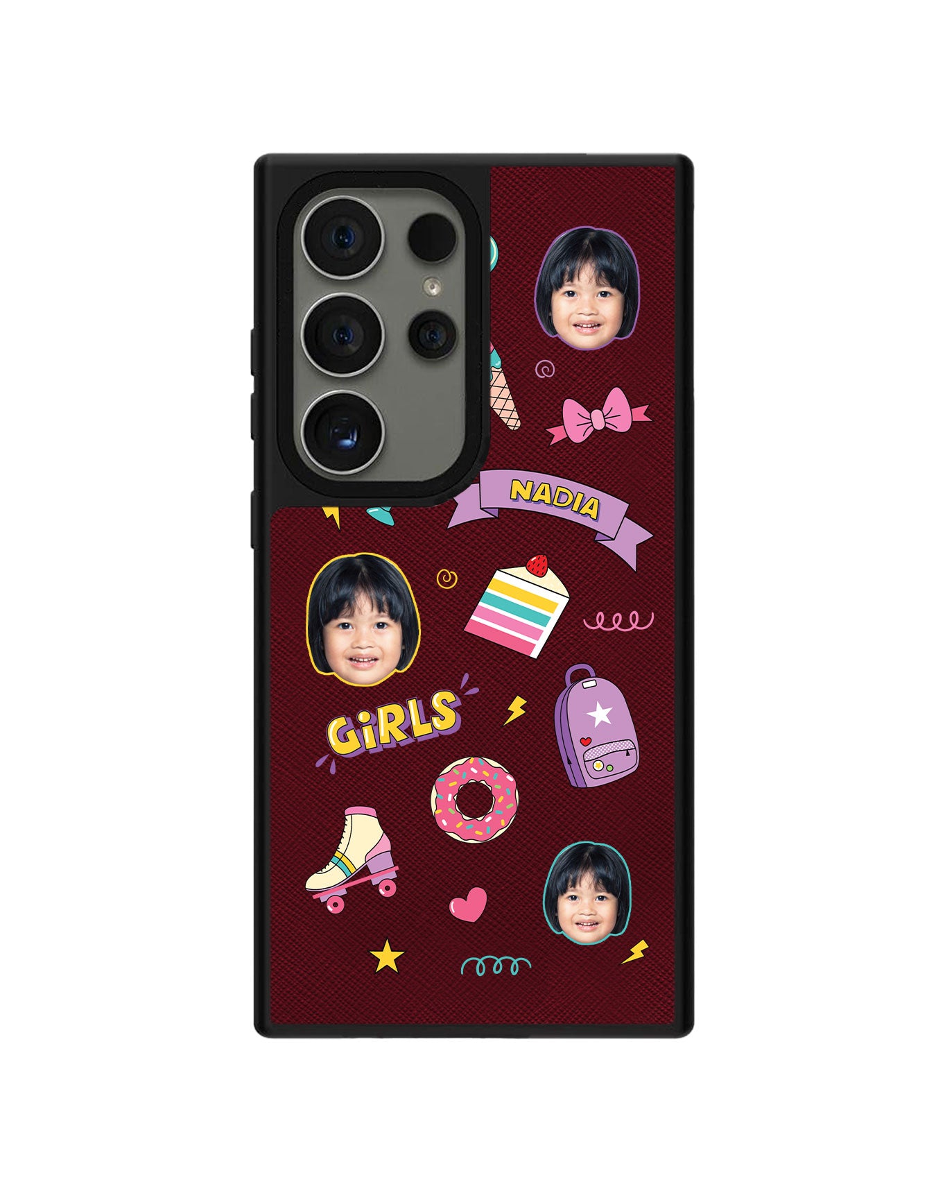 Android Leather Grip - Face Grid Comic