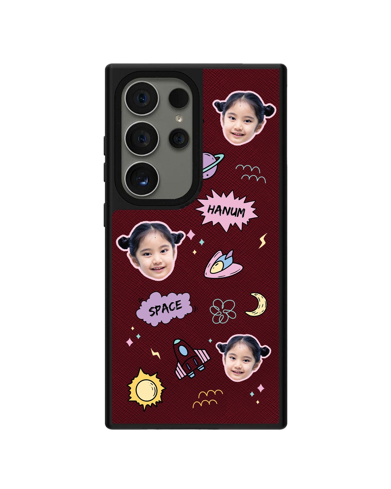 Android Leather Grip - Face Grid Space