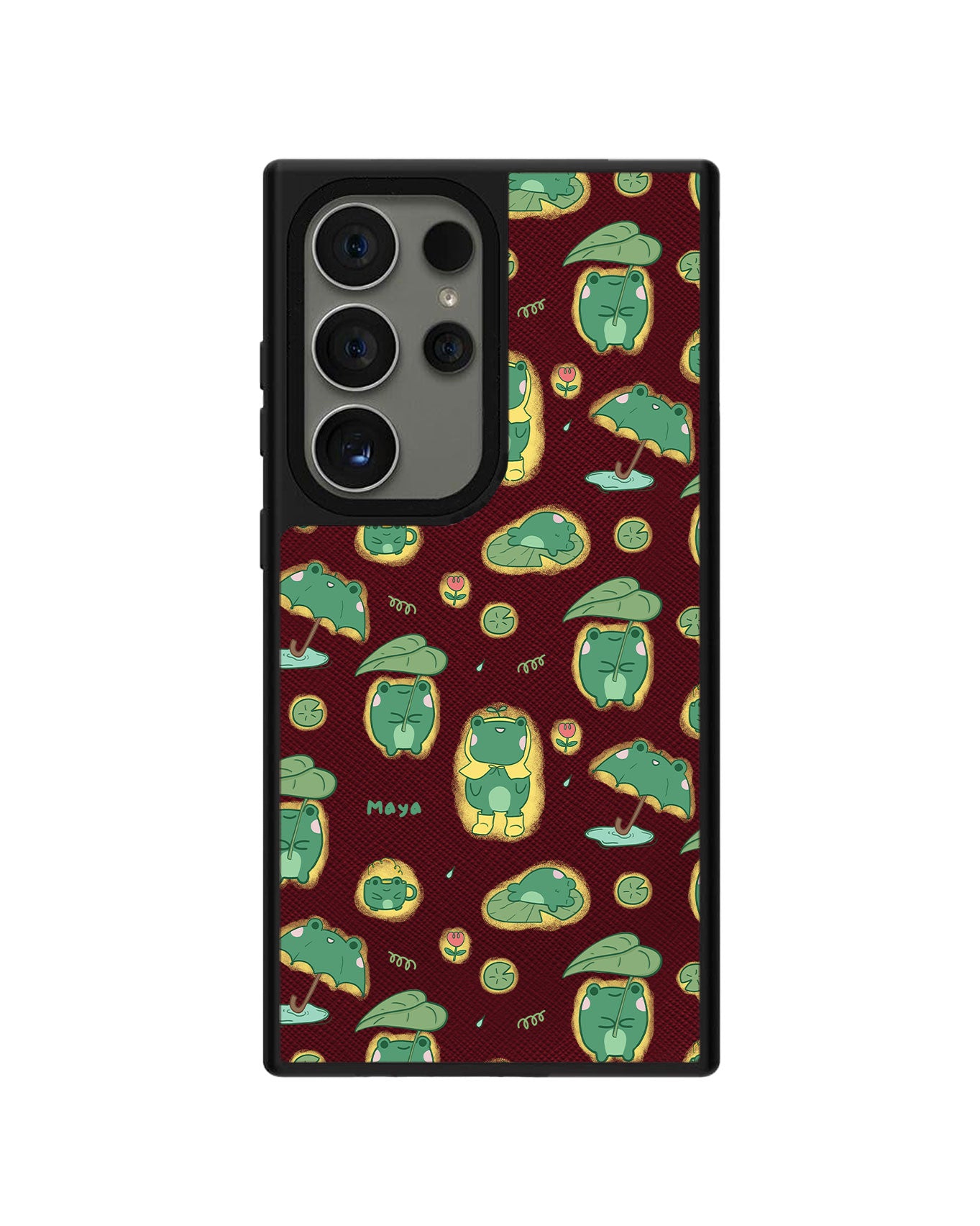 Android Leather Grip - Happy Rain