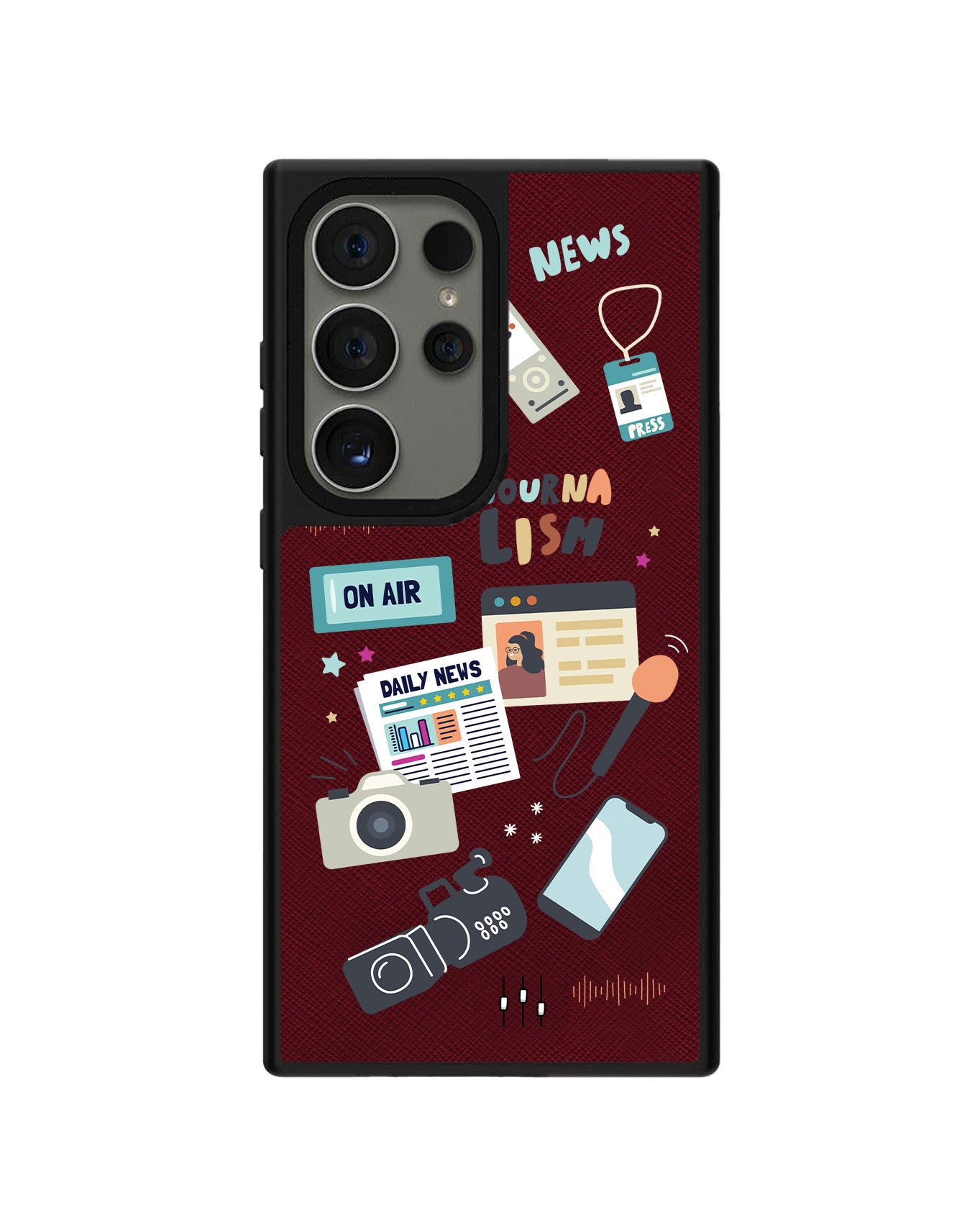 Android Leather Grip - Journalism
